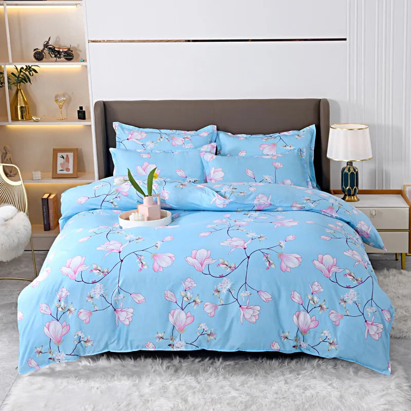 DecorBites™ Leopard Print Soft Bedding Set Duvet Cover Kit - High Quality, Skin Friendly, Comfortable