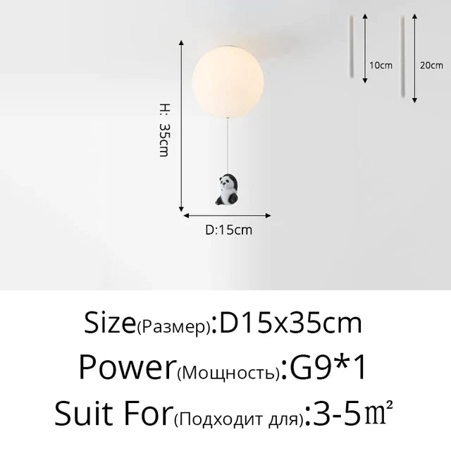 Modern Cartoon Ceiling Light
