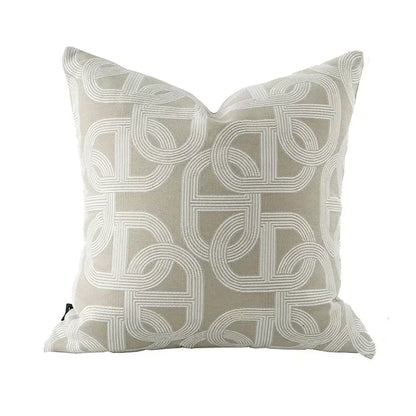 DecorBites™ Geometric Jacquard Cushion Cover Modern Luxury Decorative Pillows