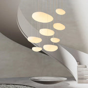 White Pebble Pendant Light