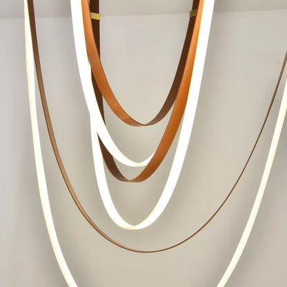 DecorBites™ LED Long Strip Chandelier for Modern Living Room and Villa
