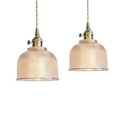 DecorBites™ Glass LED Pendant Light Fixture for Modern Home Decor