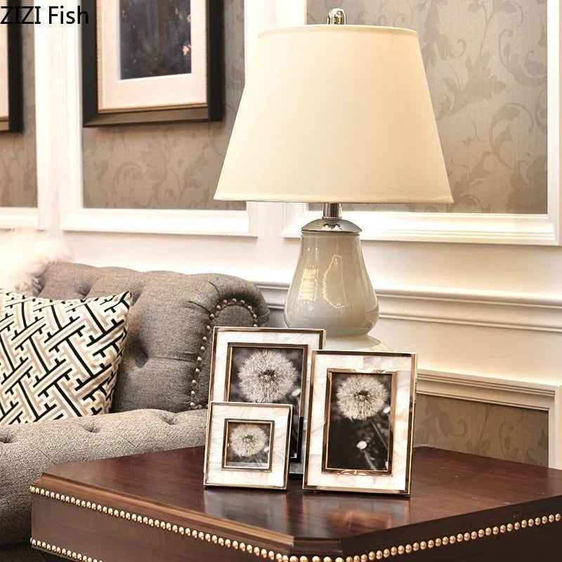 Gold Shell Photo Frame