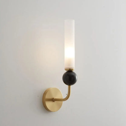 DecorBites™ Copper Base Glass Shade Wall Lamp for Modern Living Room Decor