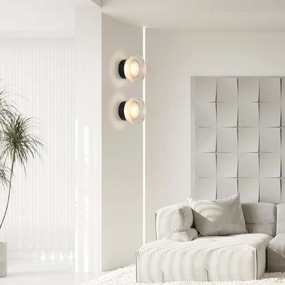 DecorBites™ Elegant Glass LED Wall Sconce for Porch Aisle Bedroom Decor
