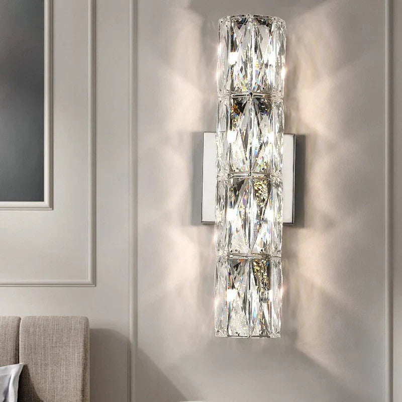 Gold Crystal Nordic Sconce