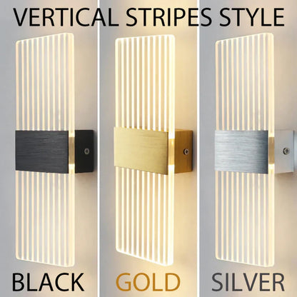 DecorBites™ Acrylic Touch Sensor LED Wall Lamp, Modern Sconces, 6W Indoor Lighting for Home Decor