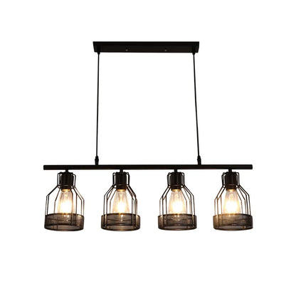 DecorBites™ Industrial Loft Chandelier for Living Room Bedroom Coffee Shop Dining: 3/4/5 Heads