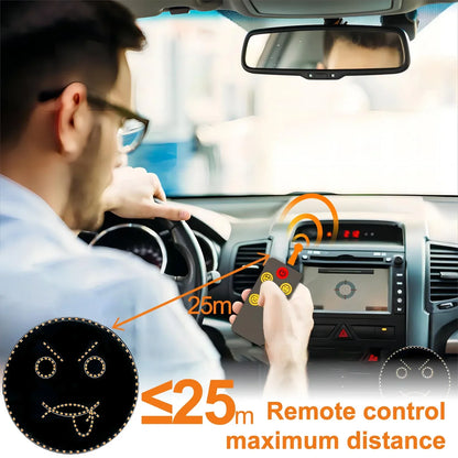 DecorBites™ Funny Emoticon LED Sign Light with Remote Control for Car Back Window