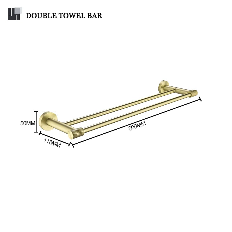 Gold Bathroom Hardware Set