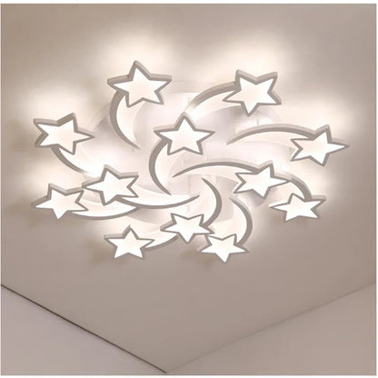 DecorBites™ LED Acrylic Chandelier with Remote for Bedroom Dining Living Room Lighting