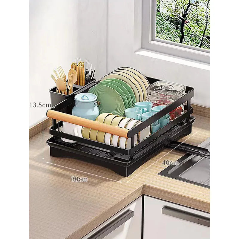 Metal Dish Organizer Rack