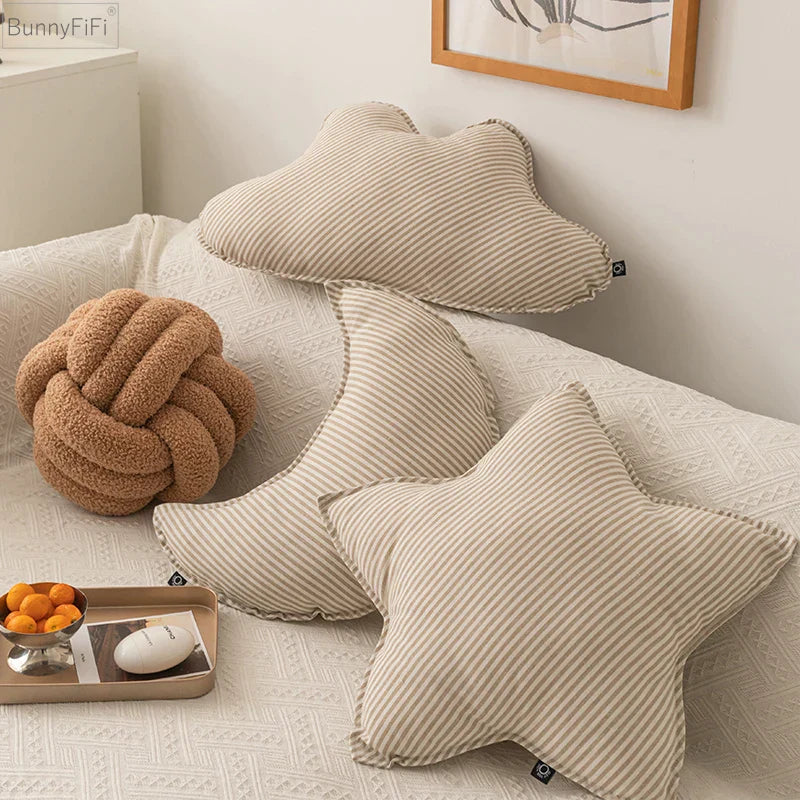 Star Moon Stripe Cushion