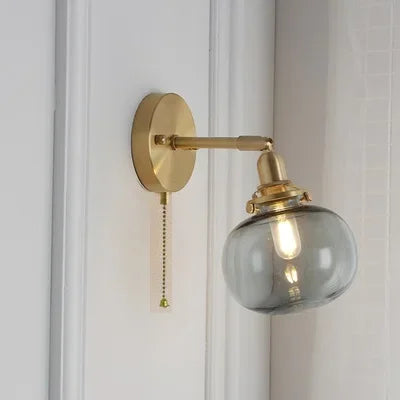 DecorBites™ Glass Ball Wall Sconce Modern Wandlamp Stair Light for Bedroom Bathroom Mirror