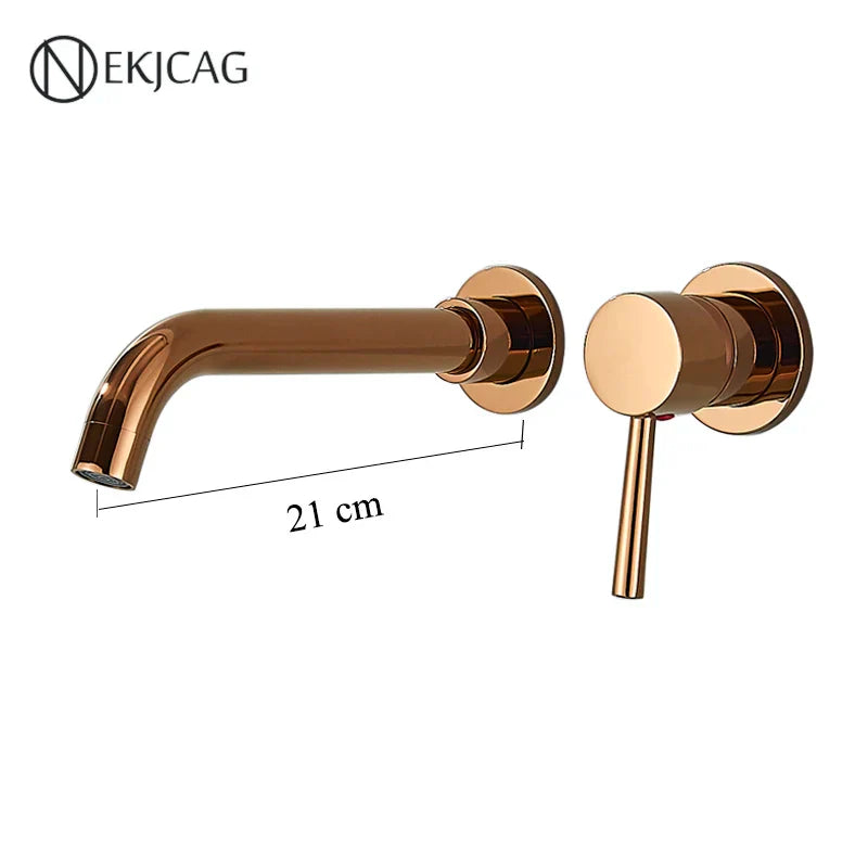 Matte Black Basin Faucet 26cm Single-Handle