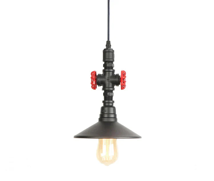 DecorBites™ Industrial Water Pipe Pendant Lamp for Dining, Bar, and Café