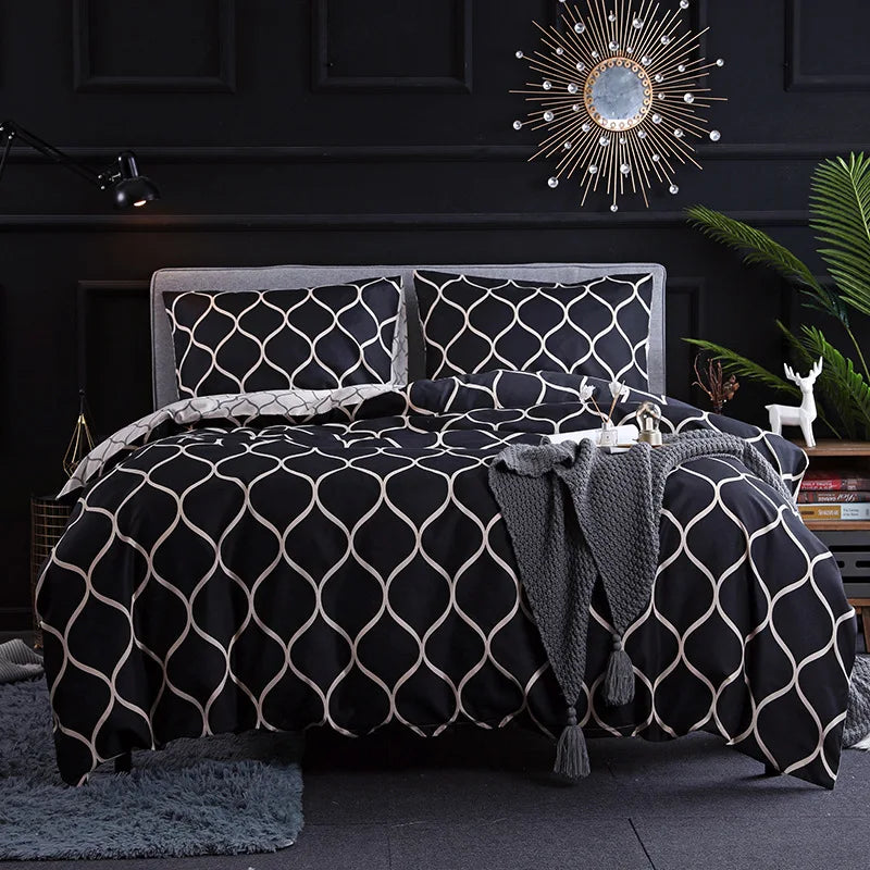 DecorBites™ Leopard Print Duvet Set for Double/Queen/King Size Beds