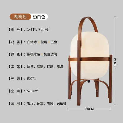 DecorBites™ Bamboo LED Desk Lamp: Modern, Simple, and Stylish Table Light for Home Decor