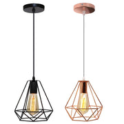 Metal Cage Pendant Lamp