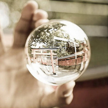 DecorBites™ Glass Crystal Ball 4cm Mirrored Photography Prop Fengshui Home Decor