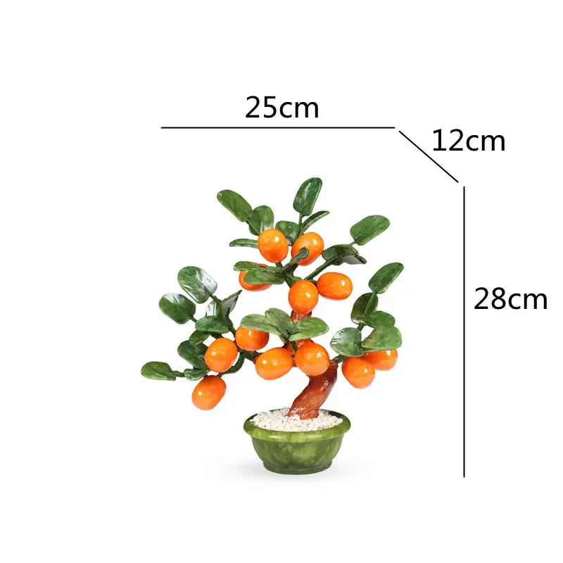 Ceramic Jade Kumquat Bonsai