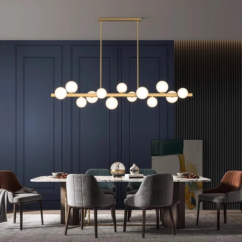 White Scandinavian LED Fixture