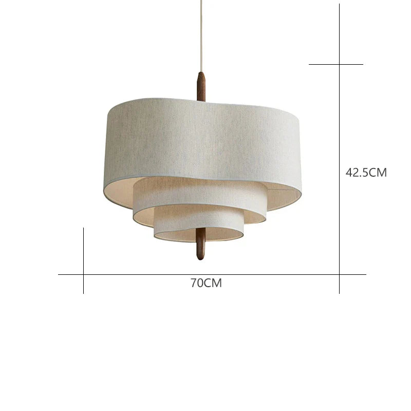 Fabric Wabi Sabi Pendant Lamp