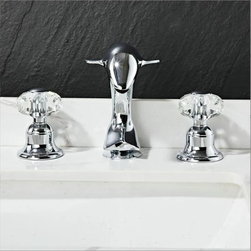 Gold Brass Dolphin Faucet