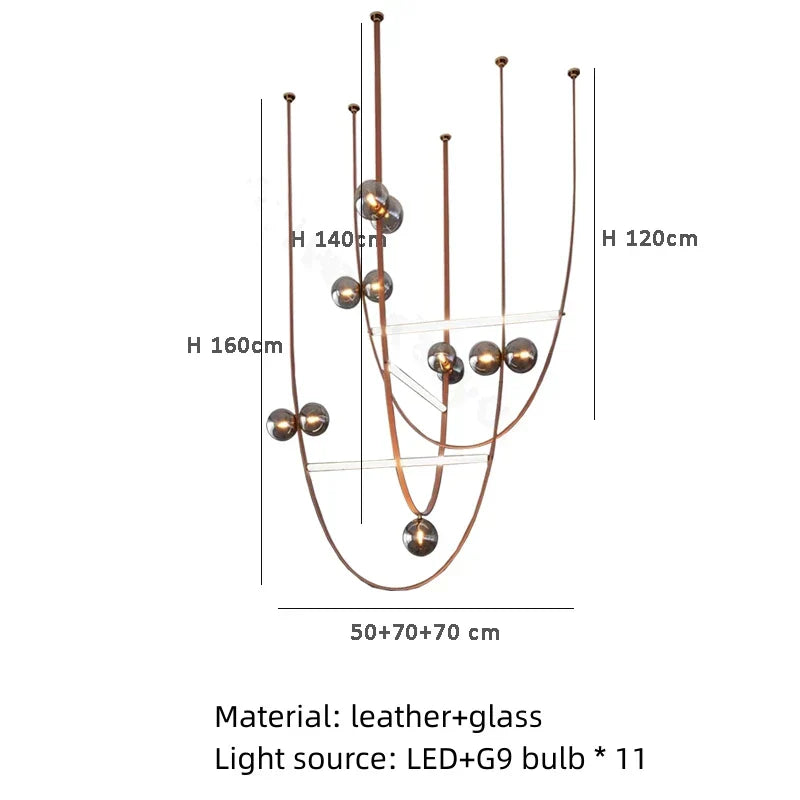 Leather Minimalist LED Lighting