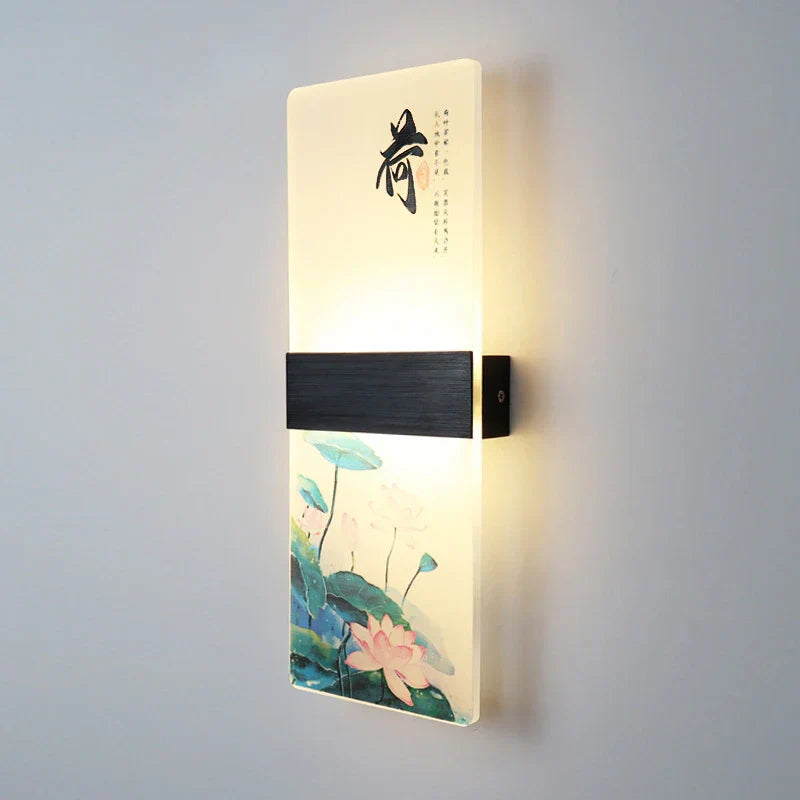 DecorBites™ Acrylic Shade LED Square Wall Lamp for Home Decor