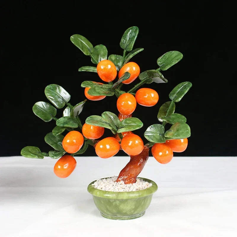 Ceramic Jade Kumquat Bonsai