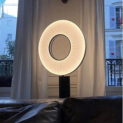DecorBites™ Dix Iris Pendant Light Fabric Round Ring Aesthetics Art Decor Light