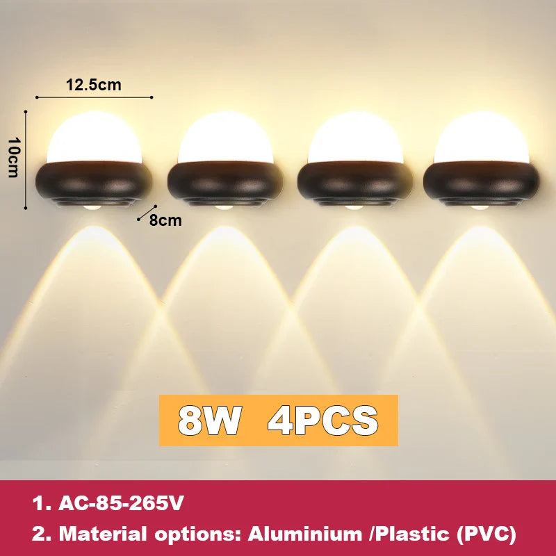 DecorBites™ Acrylic LED Wall Light for Home Decoration Luxury Mood Light