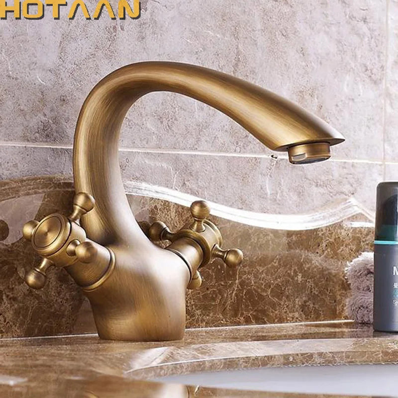 Gold Dual Handle Faucet