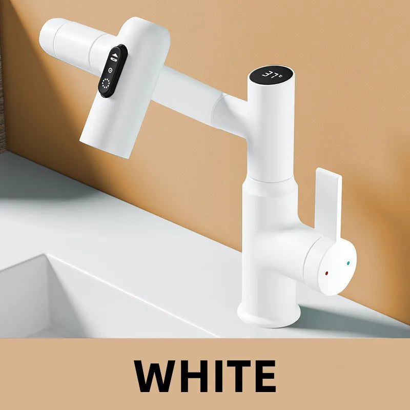 LED Rotating Basin Faucet