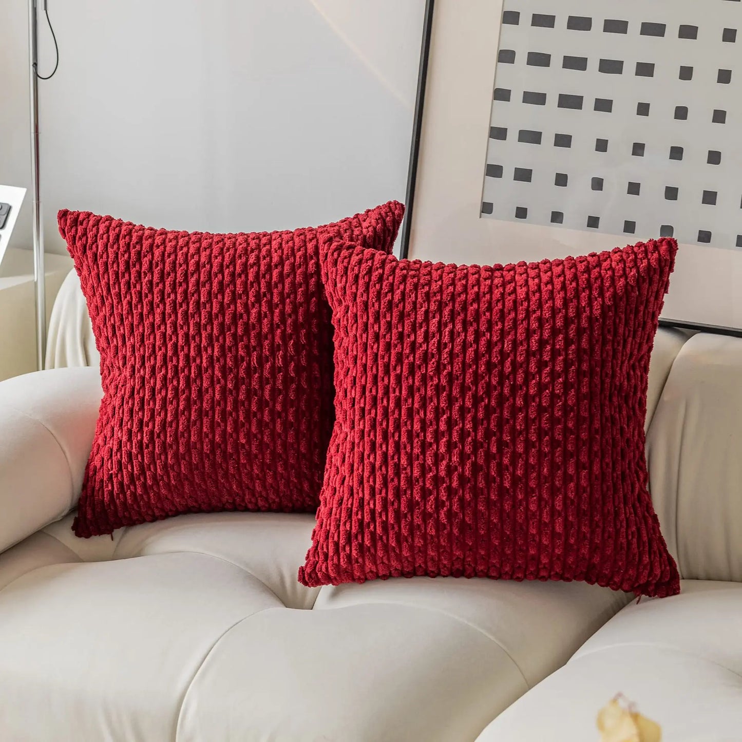 DecorBites™ Decorative Pillow Cover 45x45cm for Living Room Sofa Home Decor