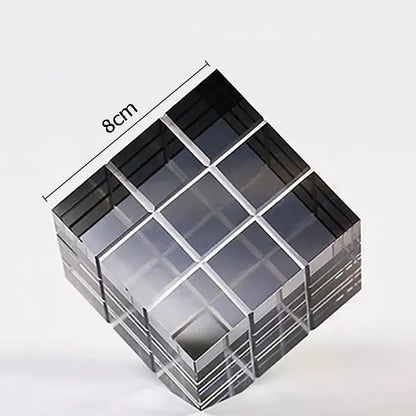 DecorBites™ Crystal Magic Cube Desk Ornament Sculpture DecorationCrafts