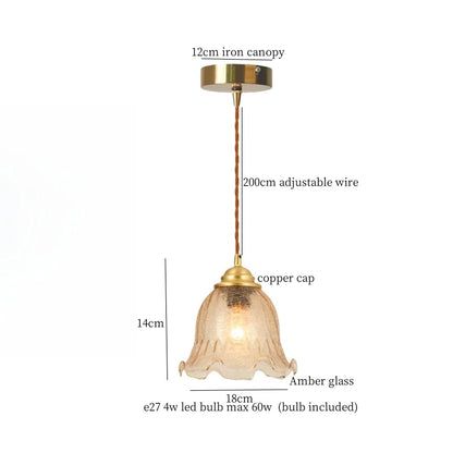 DecorBites™ Cracked Glass LED Pendant Lights for Home Decor, Restaurant, Living Room, Kitchen
