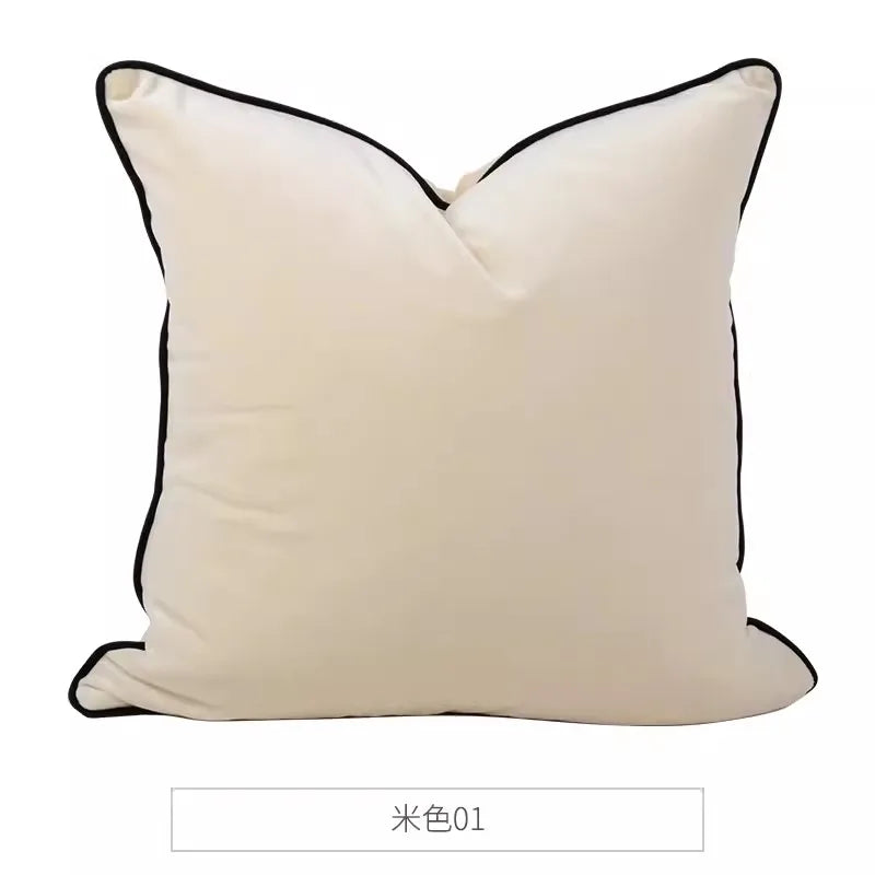 DecorBites™ Circus Horse Print Velvet Cushion Cover in Various Sizes