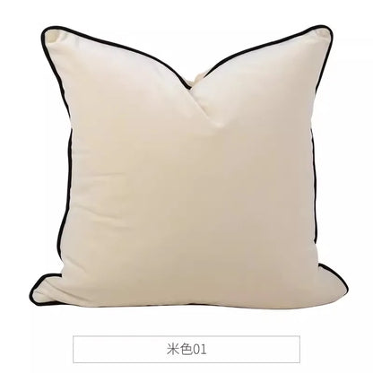 DecorBites™ Luxe Cheetah Halo Pillowcase: Decorative Tassel Cushion Cover GG Style