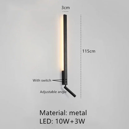 DecorBites™ Adjustable Angle LED Wall Lamp 3000K Sconces for Bedside Reading
