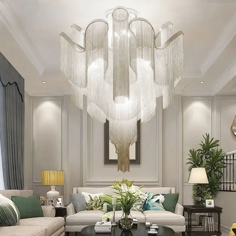 Flower Tassel Ceiling Light