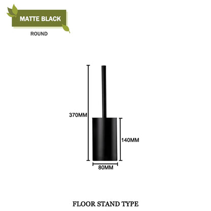 DecorBites™ Gold Toilet Brush Set with Wall Mount Holder