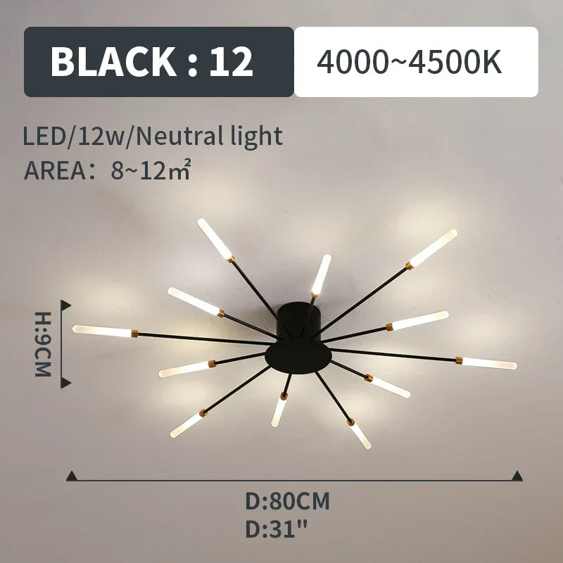 LED Fireworks Pendant Lamp
