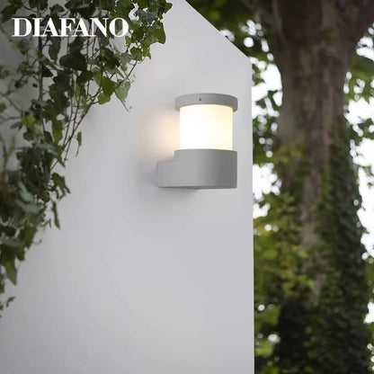 DecorBites™ Concrete Outdoor Wall Lamp | IP65 Waterproof Wall Light for Courtyard, Balcony & Door