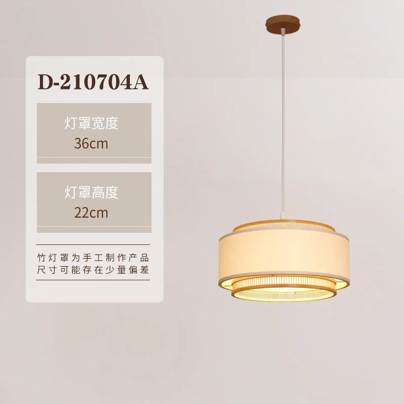 Bamboo Pendant Chandelier Light