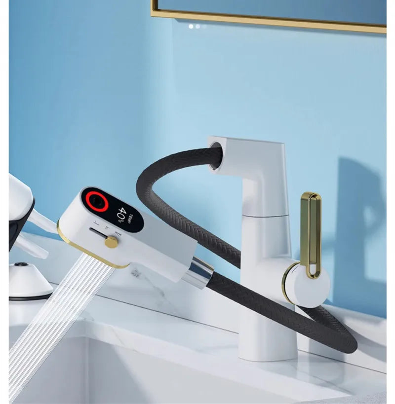 White Gold LED Faucet