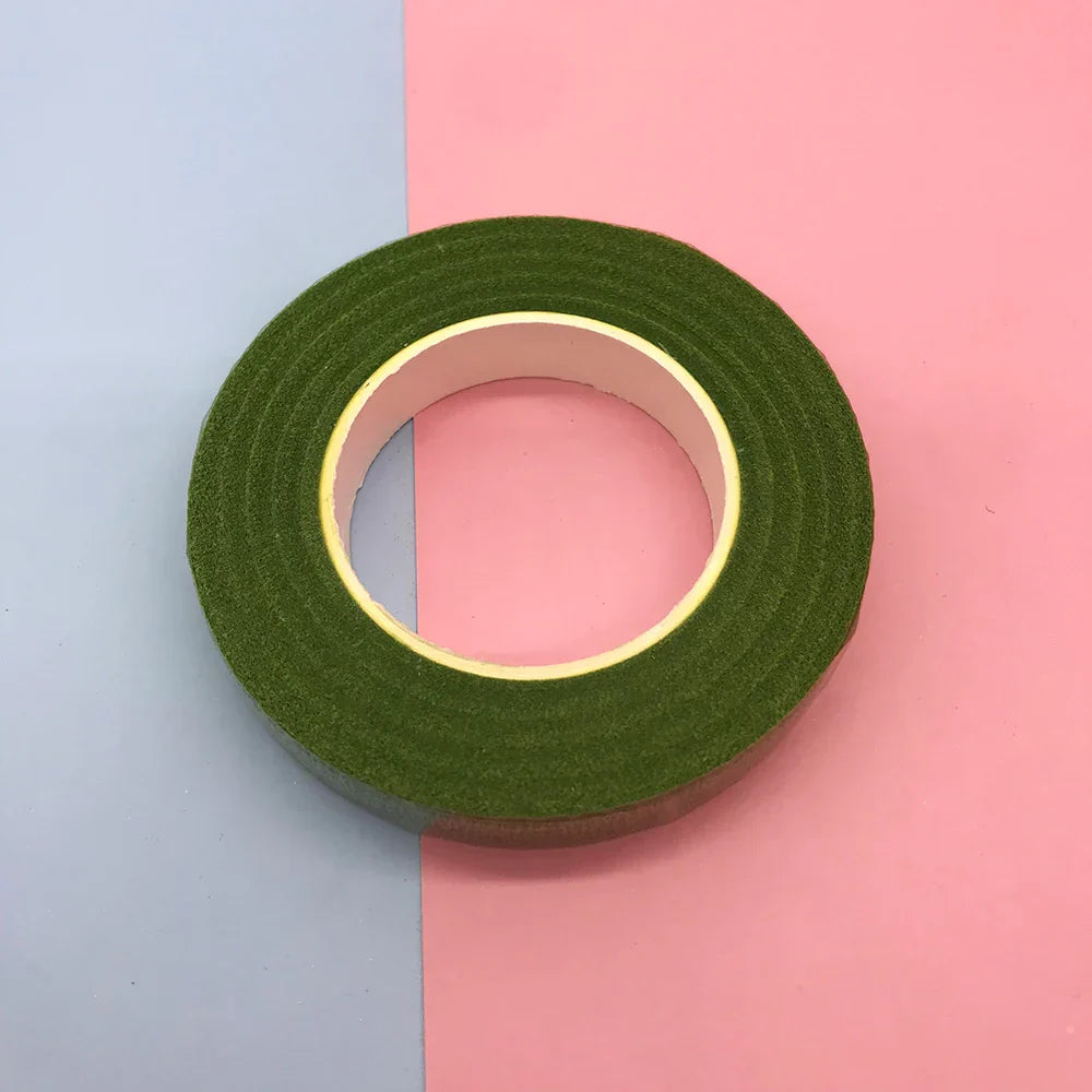 Green Floral Wrapping Tape