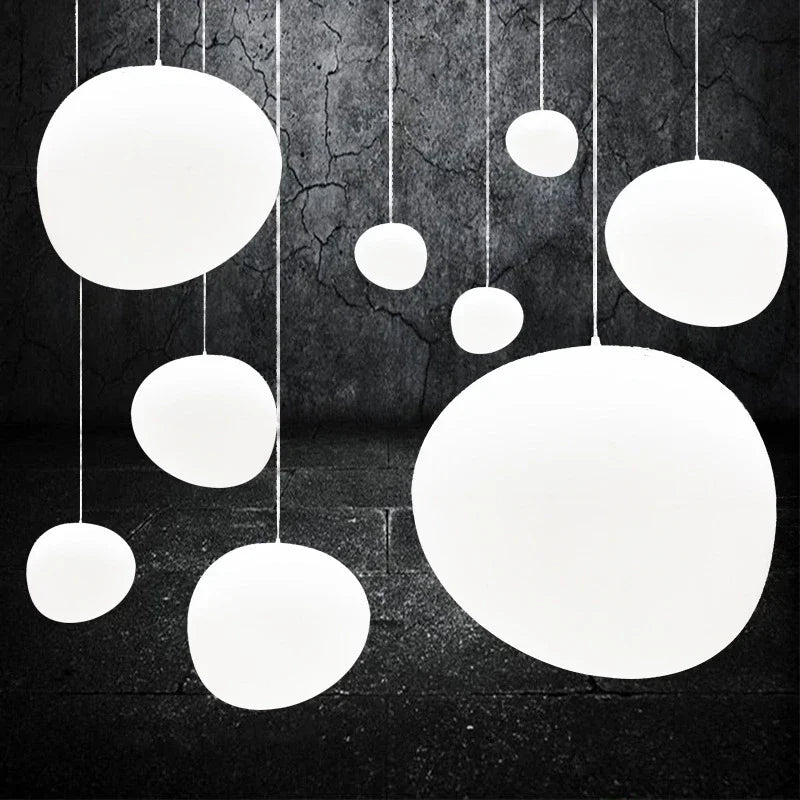 DecorBites™ Gregg Glass Pendant Light, Modern LED Hanging Lamp for Dining Kitchen Loft