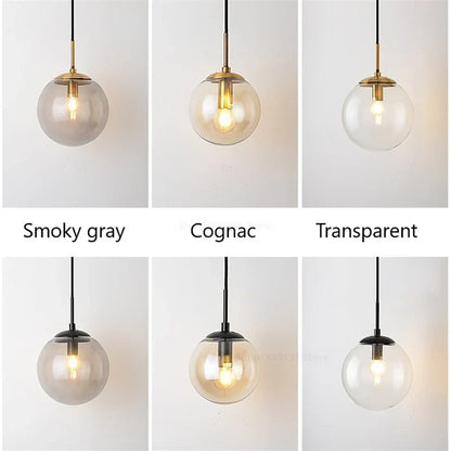DecorBites™ Glass Ball LED Wall Light for Bedroom Decoration and Living Room Fixtures